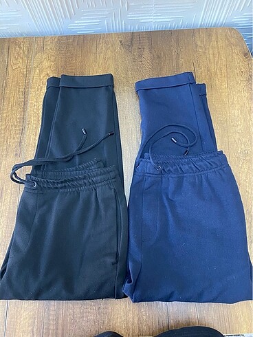 Zara siyah ve lacivert jogger pantolon