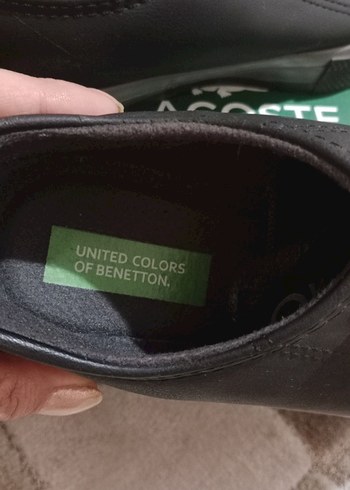 Benetton Siyah Bağcıklı Kadın Spor Ayakkabı