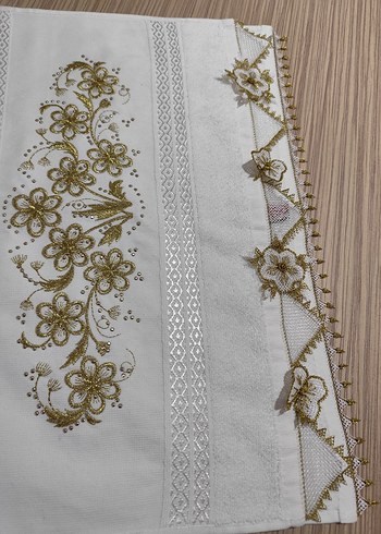 iğne oyası Havlu - Görsel 4