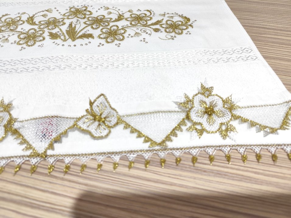 iğne oyası Havlu - Görsel 5