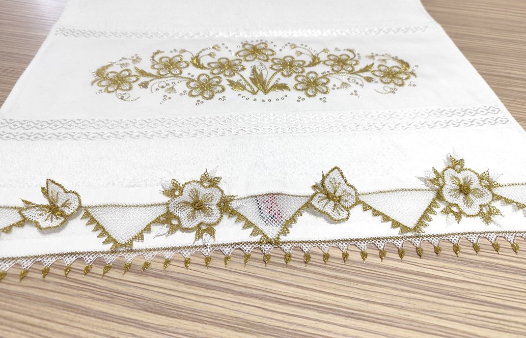 iğne oyası Havlu - Görsel 2