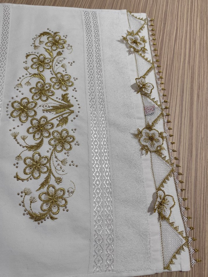 iğne oyası Havlu - Görsel 4