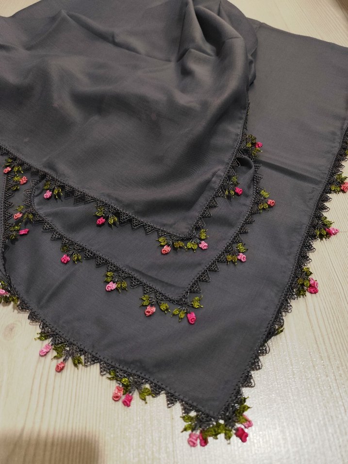 iğne oyası tülbent - Görsel 2