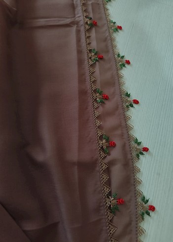 iğne oyası tülbent - Görsel 3