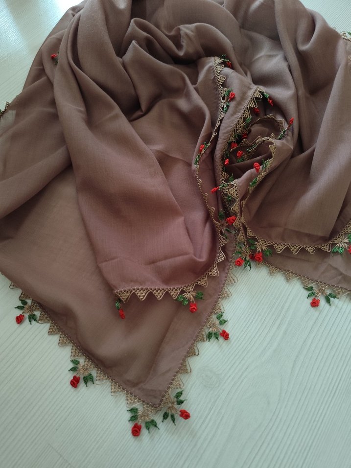 iğne oyası tülbent - Görsel 2