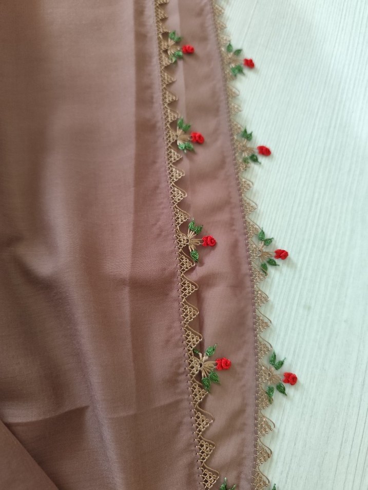 iğne oyası tülbent - Görsel 4