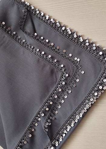 iğne oyası pullu tülbent - Görsel 2