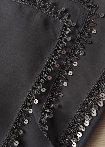 iğne oyası pullu tülbent - Görsel 3