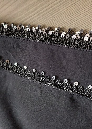 iğne oyası pullu tülbent - Görsel 5