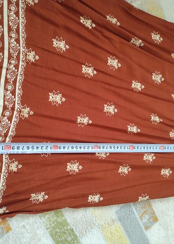 desenli Uzun Bohem Elbise - Görsel 6