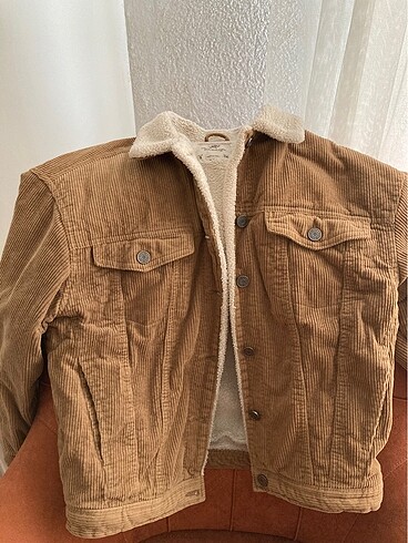 Pull and bear içi kürklü ceket