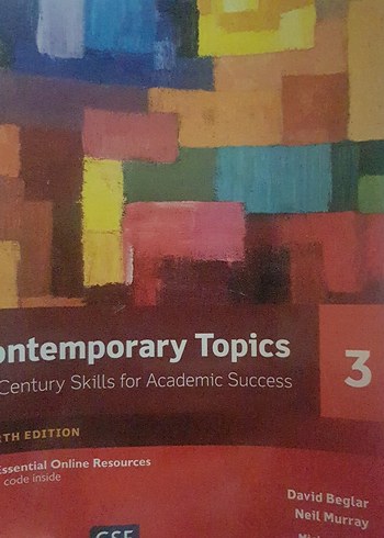 Contemporary Topics 3 - Akademik Başarı İçin Yüzyıl Becerileri
