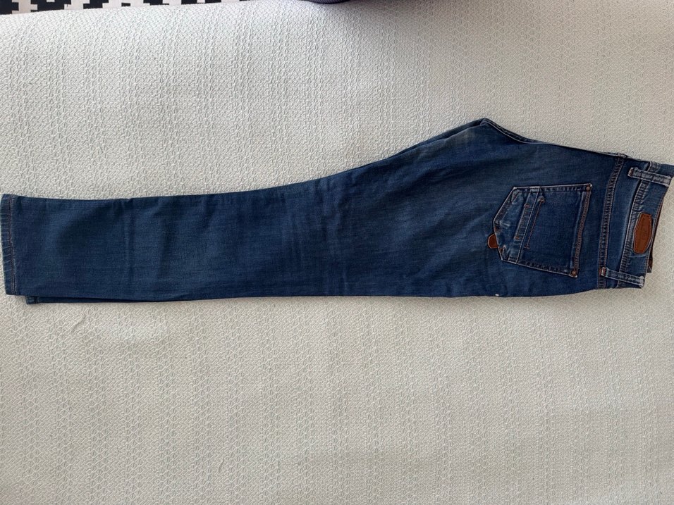 Kadın Mavi  Slim Fit Denim Pantolon fabrika satışından alındı — görsel 3/4