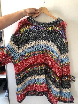 Zara ponponlu knit kazak
