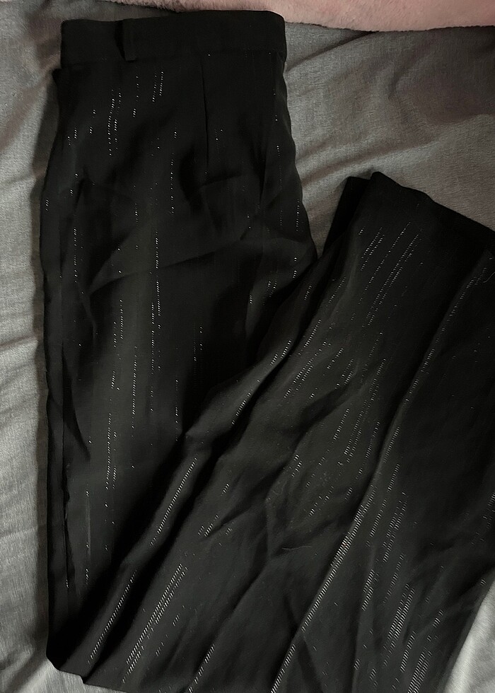 Simli plazzo pantolon - Görsel 3