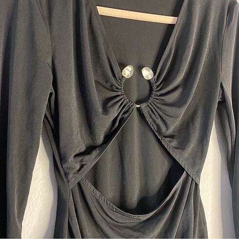 xs Beden Siyah bodysuit