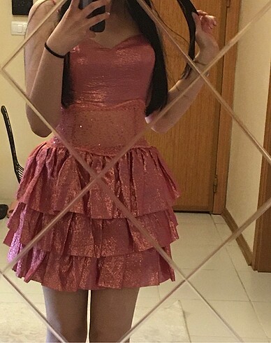 lolita pembe elbise