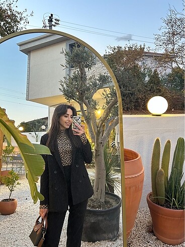 Siyah blazer ceket