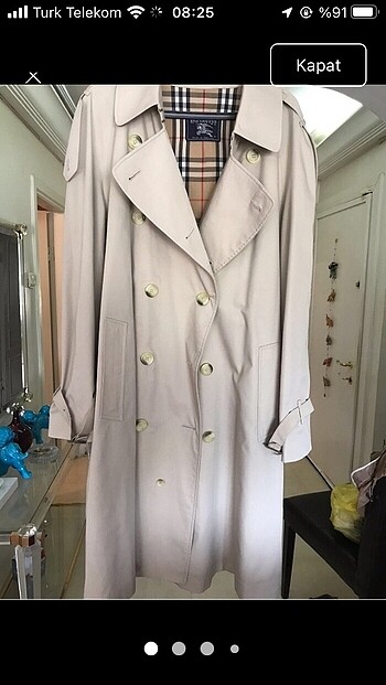 Orijinal burberry pardesü