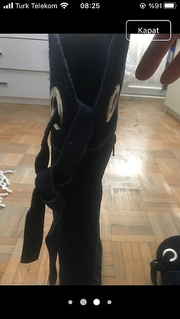 Gerçek süet deri çizme - Görsel 4