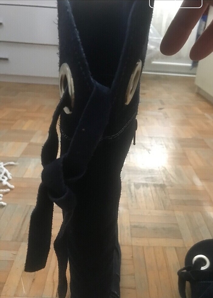 Gerçek süet deri çizme - Görsel 4