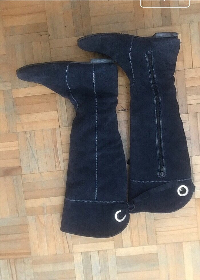 Gerçek süet deri çizme - Görsel 3