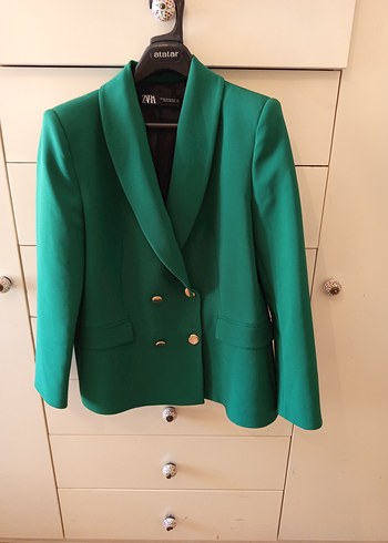 Zara Yesil Blazer
