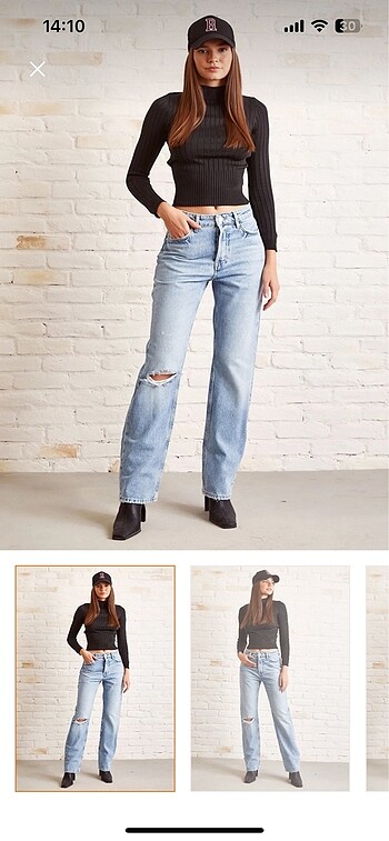 Dizi yırtık jean - Görsel 2