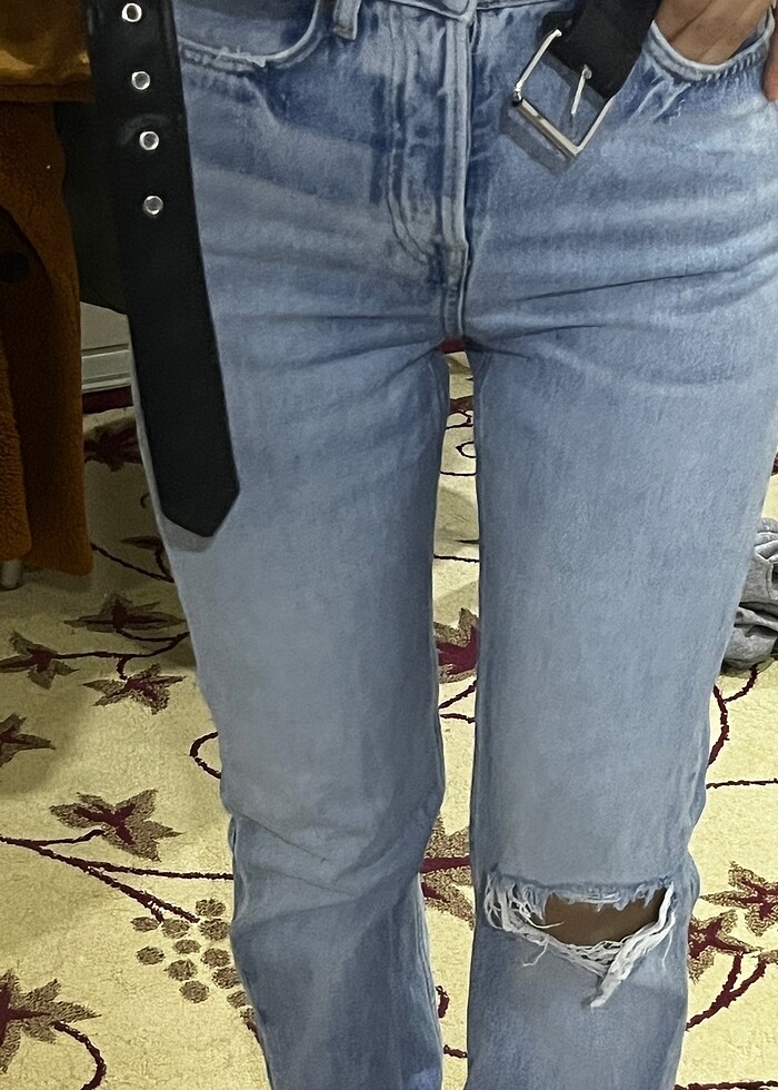 Dizi yırtık jean - Görsel 3
