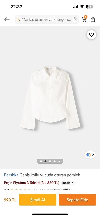 Bershka BERSHKA beli saran Gömlek