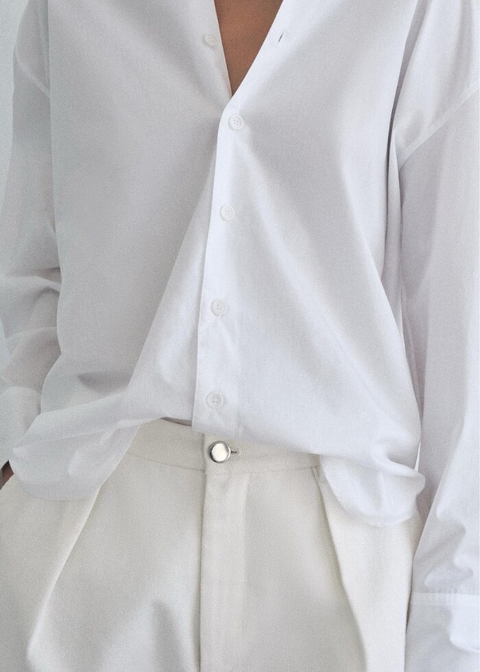 Zara Oversize Poplin Gömlek - Görsel 4