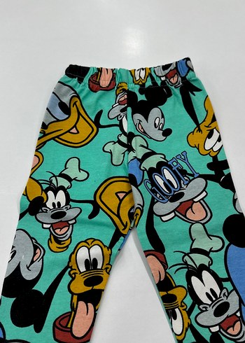 Renkli Pop Kültür Baskılı Kız Tayt - Görsel 2