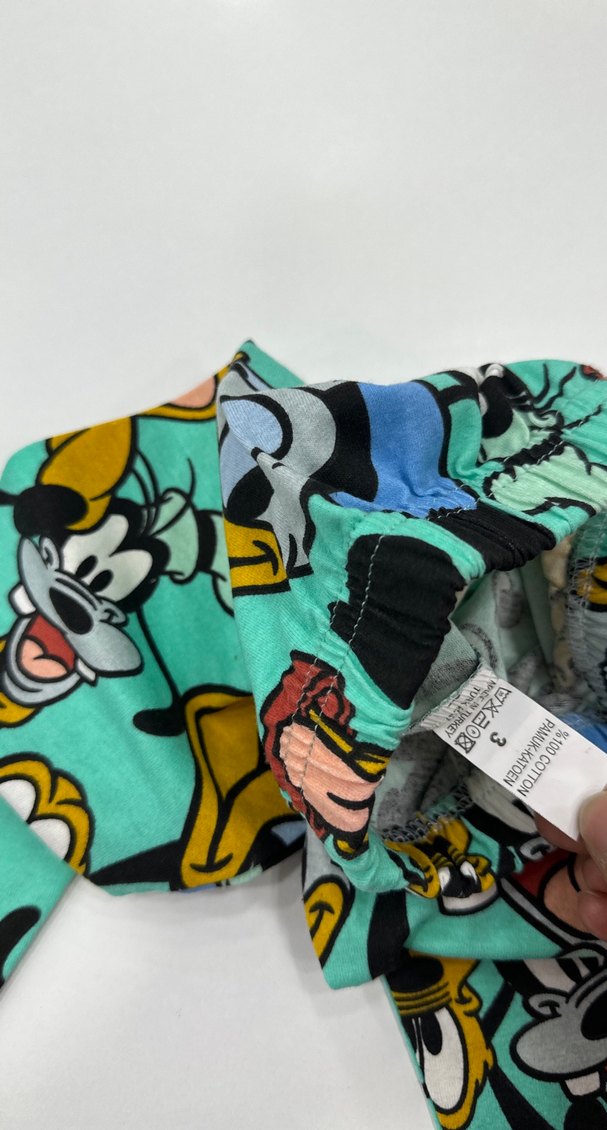 Renkli Pop Kültür Baskılı Kız Tayt - Görsel 3