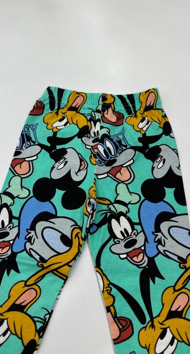 Renkli Baskılı Kız Tayt - Görsel 2