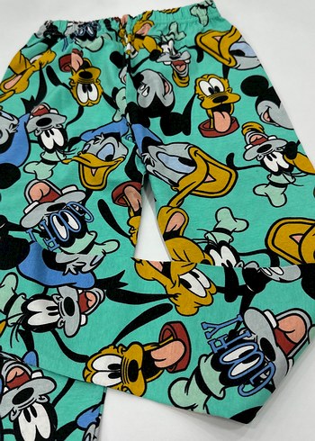 Renkli Pop Kültür Baskılı Kız Tayt - Görsel 2