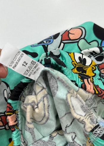 Renkli Pop Kültür Baskılı Kız Tayt - Görsel 3