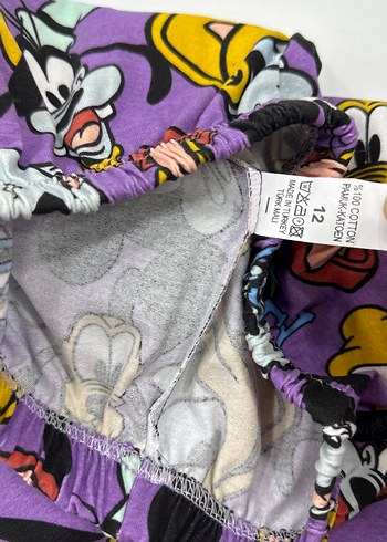 Renkli Pop Kültür Baskılı Kız Tayt - Görsel 3