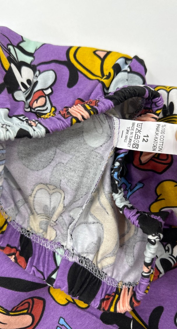 Renkli Pop Kültür Baskılı Kız Tayt - Görsel 3