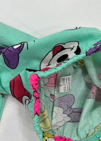 Renkli Pop Kültür Baskılı Kız Taytı - Görsel 3