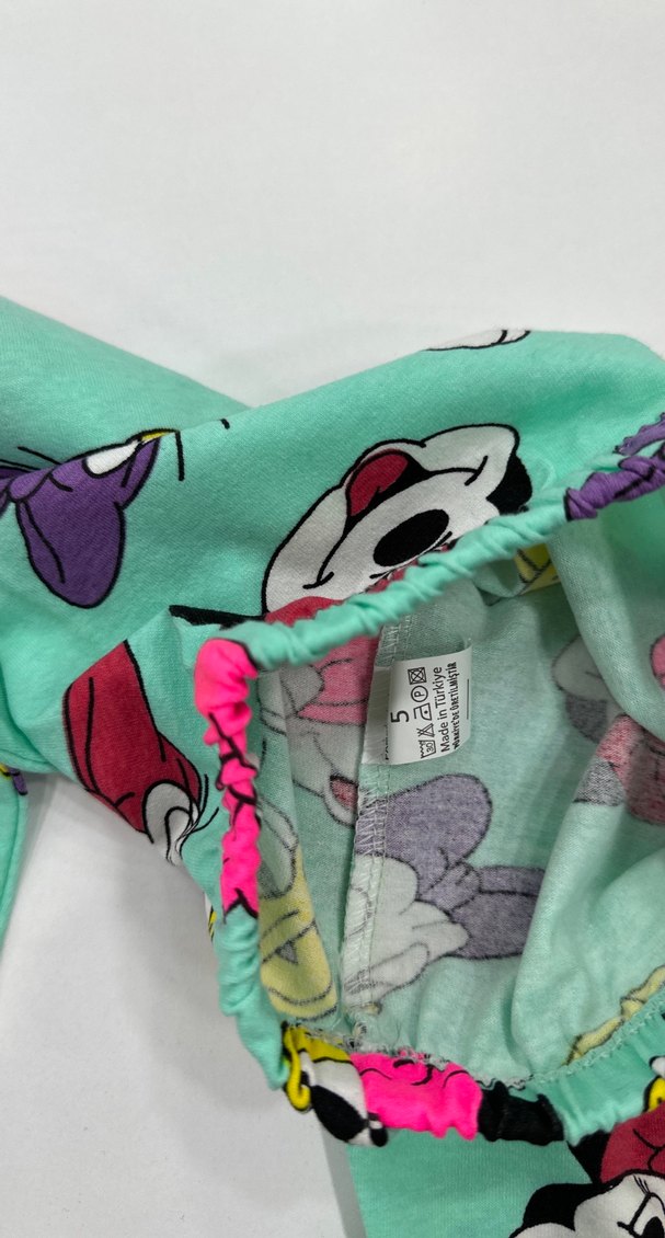 Renkli Pop Kültür Baskılı Kız Taytı - Görsel 3