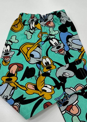 Renkli Desenli Kız Tayt Elastik Bel - Görsel 2