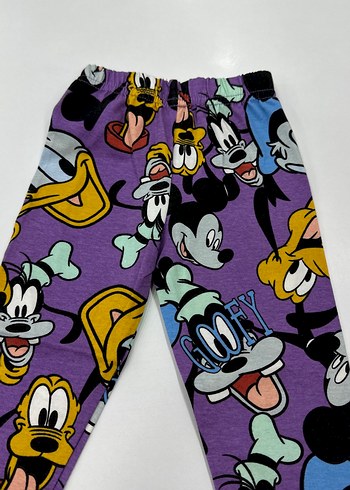 Renkli Pop Kültür Baskılı Kız Tayt - Görsel 2