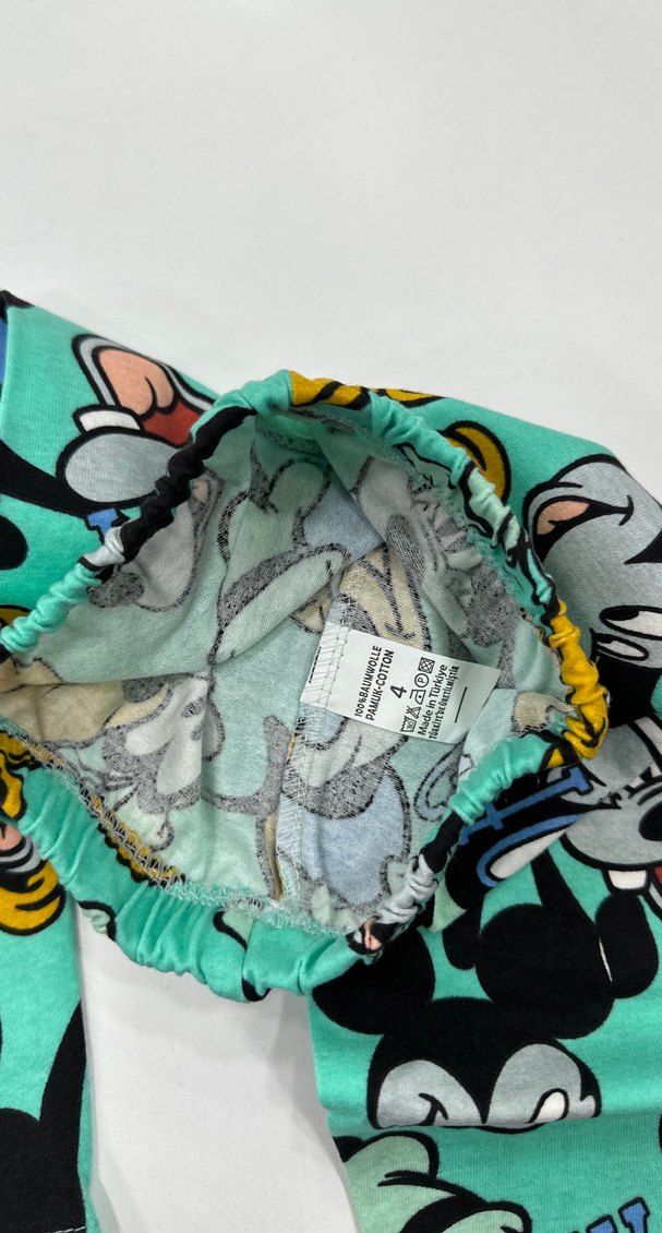 Renkli Pop Kültür Baskılı Kız Tayt - Görsel 3