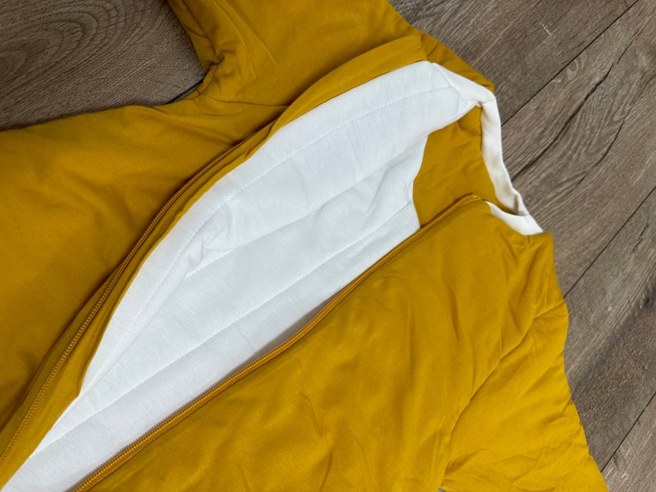 Sarı Fermuarlı Erkek Çocuk Uyku Tulumu - Görsel 2