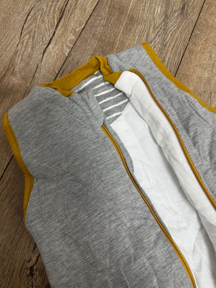 Gri Fermuarlı Erkek Çocuk Uyku Tulumu - Görsel 2