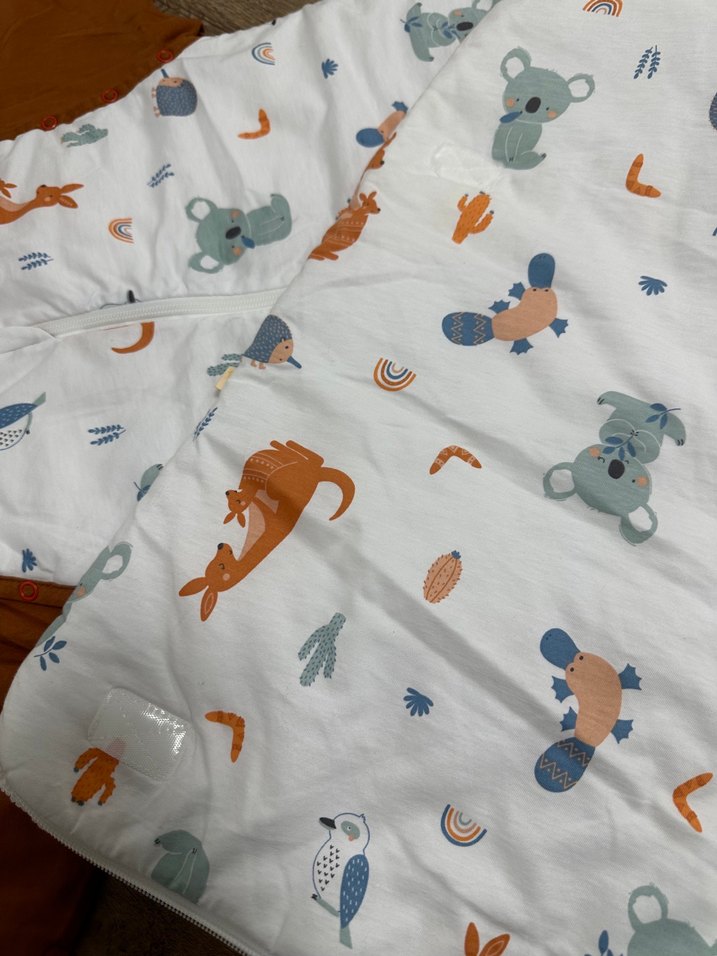 Erkek Çocuk Baskılı Uyku Tulumu, Fermuarlı, Uzun Kollu - Görsel 3