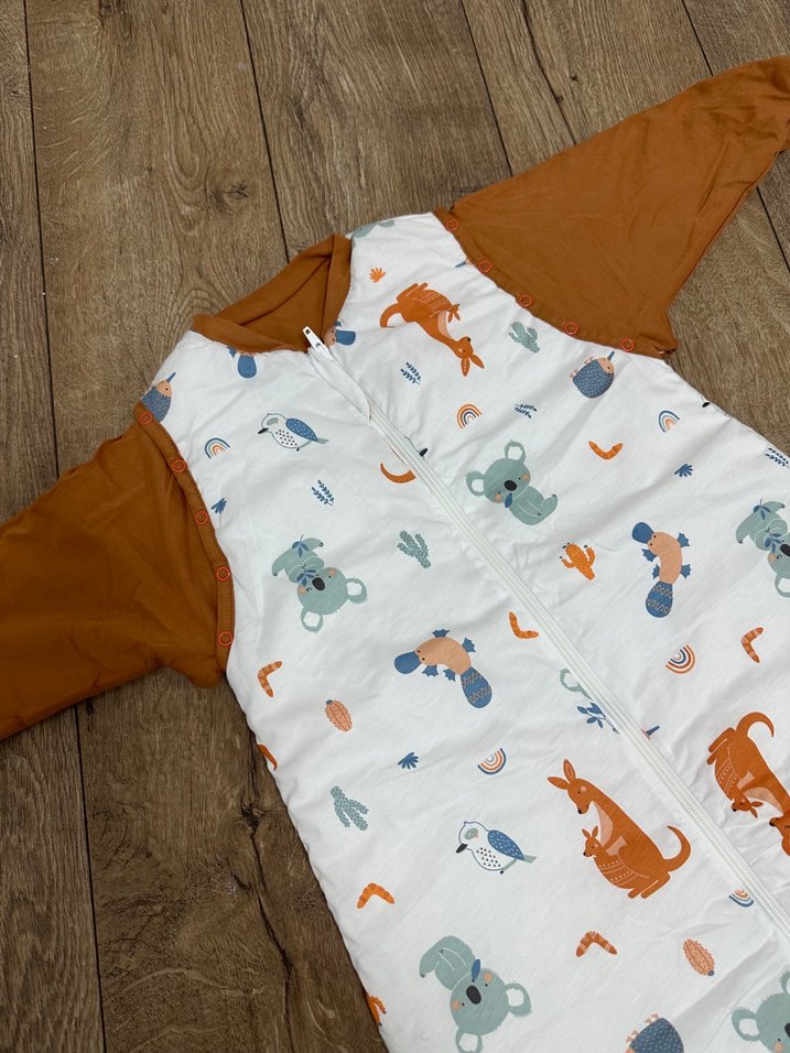 Erkek Çocuk Baskılı Uyku Tulumu, Fermuarlı, Uzun Kollu - Görsel 2