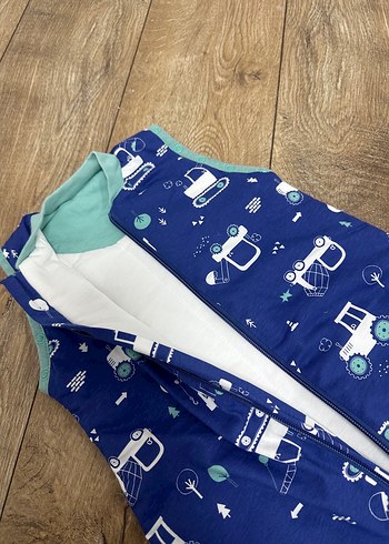 Renkli Baskılı Mavi Erkek Uyku Tulumu - Görsel 4