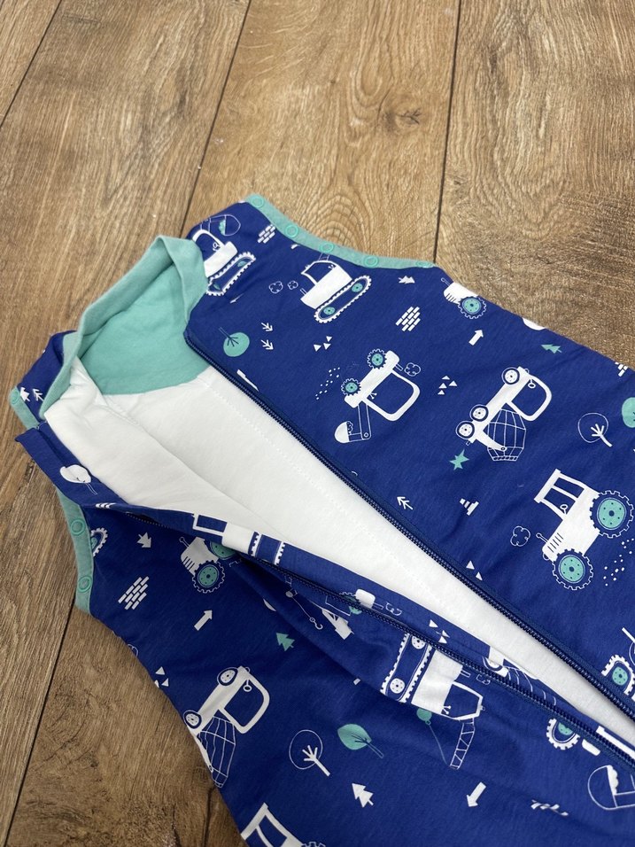 Renkli Baskılı Mavi Erkek Uyku Tulumu - Görsel 4