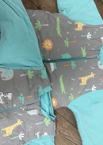 Uzun Kollu Fermuarlı Erkek Çocuk Uyku Tulumu - Görsel 7